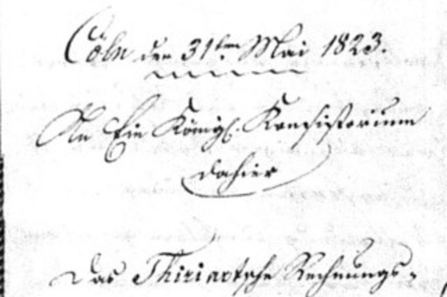Bericht über die Revisionskommission, 1823